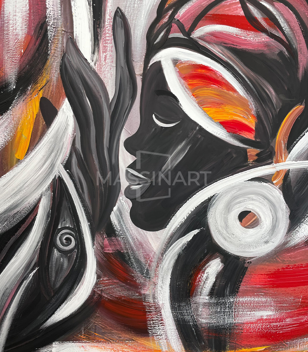 Reine de Saba - signé par l'artiste Meryem YH.